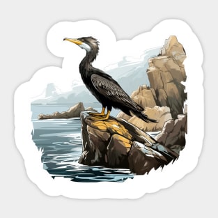 Cormorant Sticker